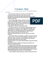 Syndrome Coronary Akut: Ditulis Oleh Robert J. Didomenico, Paul P. Dobesh Dan Shannon W. Finks