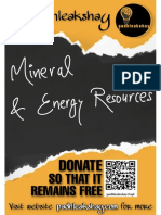 Mineral and Energy Resources - Worksheet Padhleakshay