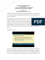 Data Handling and Analytics Statistical - Models - Prof. Sudip - Nptel