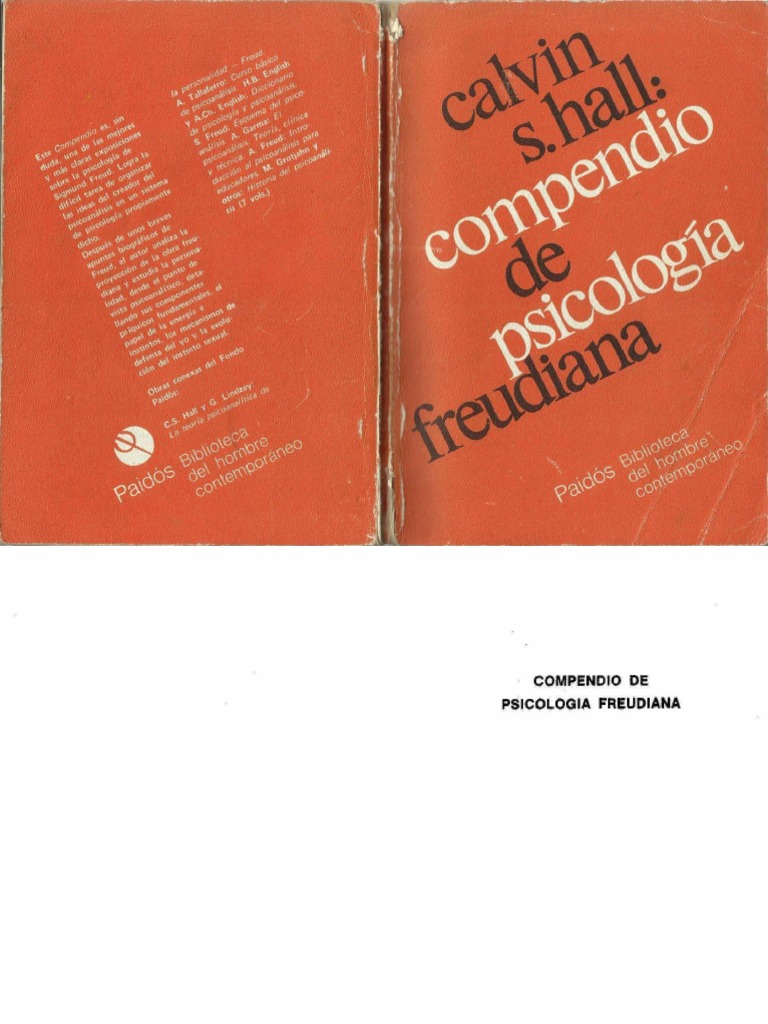 Compendio de Psicología Freudiana [Calvin S. Hall] | PDF ...