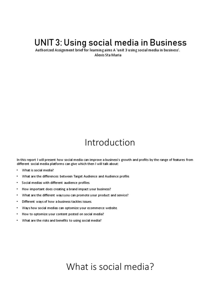 Social Media Strategies for Business Growth | PDF | Social Media ...