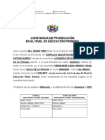 Constancia de Prosecución Genisis Hernandez