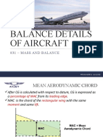 4 Mass and Balance Details of Aircraft