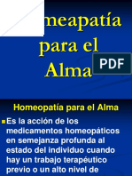 Homeopatía para El Alma Parte Uno