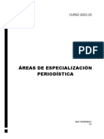 Áreas de Especialización Apuntes