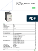 TeSys D contactor 9A 230V AC coil product data sheet