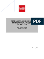 Road safety monitoring technology policy paper