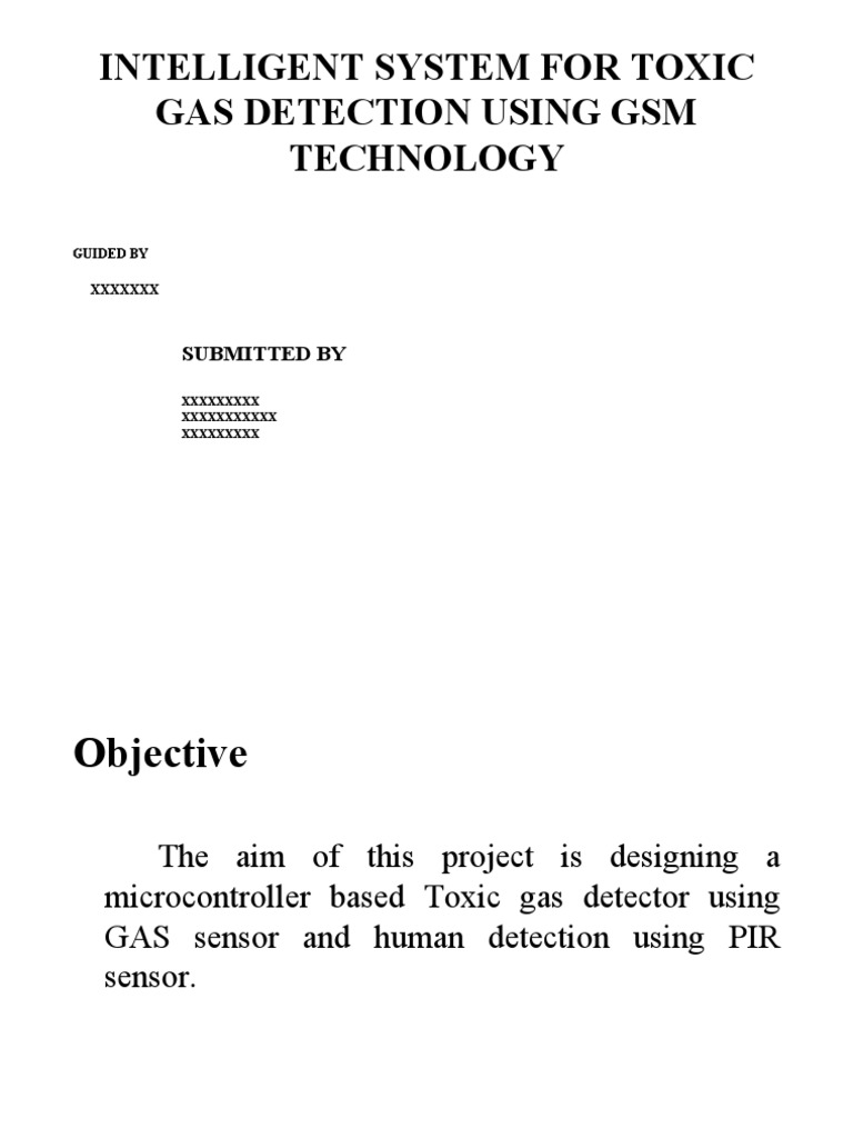 Toxic Gas Detection System with GSM | PDF | Electronics ...