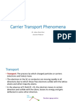 Lecture 4 - Carrier Transport Phenomena