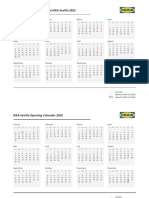 Calendario de Aperturas Ikea Sevilla 2022
