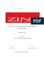 Rapport de Stage Zine Capital Invest Zahira Lamineda