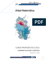 Habilidad Matemática: Curso Propedéutico 2022