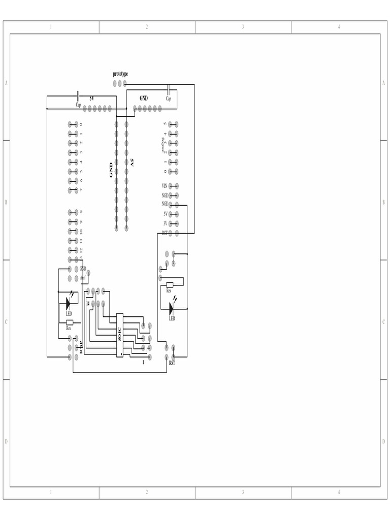 Arduino Prototype Shield Schematic | PDF