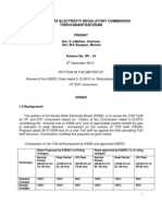 Kerela Tod Tariff