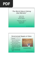 World Coke Coking Coal Markets 2011