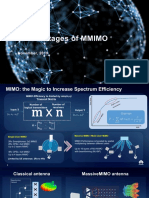 Advantages of Massive MIMO (MMIMO) for Increased Spectrum Efficiency