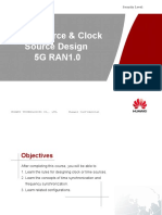 Training Documentation-Time Source & Clock Source Design 5G RAN1.0