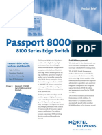 Passport 8000: 8100 Series Edge Switch Modules