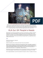KLA members photographed with severed heads
