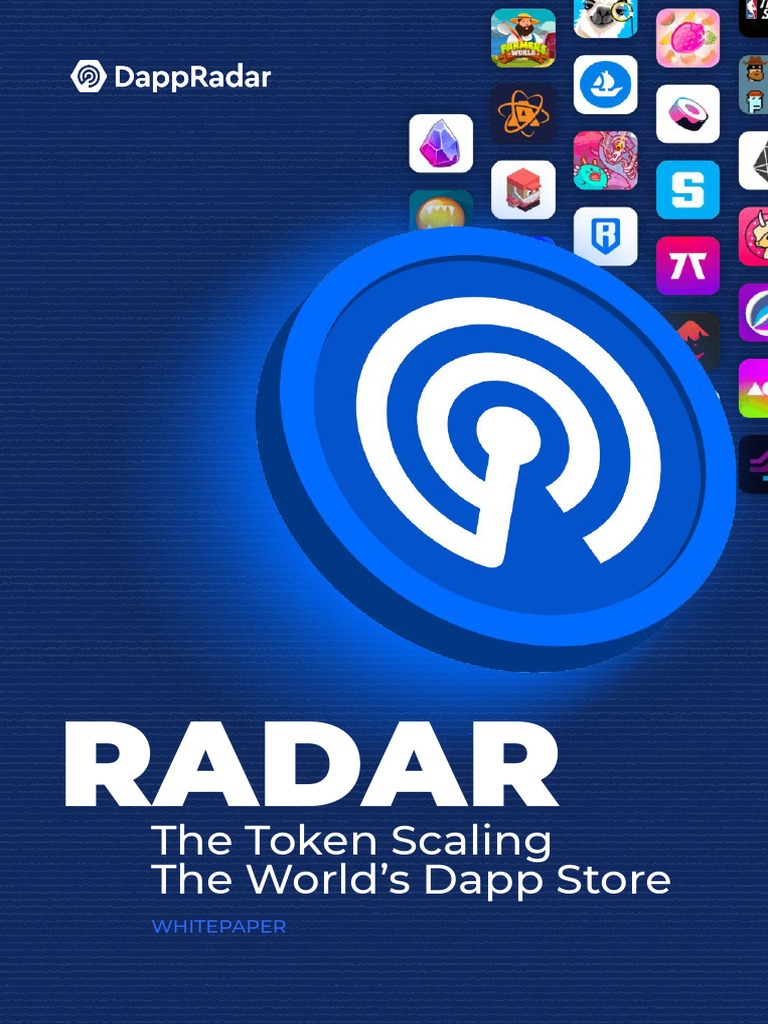 RADAR Whitepaper v1 PDF Cryptocurrency Mobile App