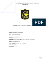 Criterios de Secuenciación de Los Ejes de Los NAP