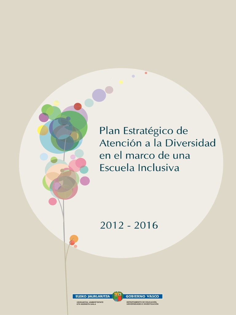 Plan Estratégico para Escuela Inclusiva | PDF | Inclusión (Educación ...
