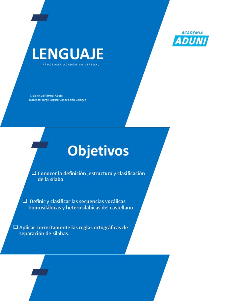 Clasificación de sílabas y silabeo | PDF | Sílaba | Comunicación humana