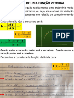 Funções Vetoriais - Curvatura