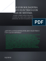 Soldar Con Soldadura Por Arco Eléctrico Con Gas