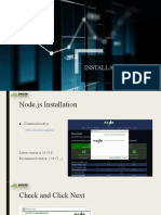 NODEJS Install and check Node.js environment