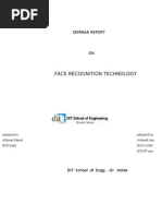 Face Recognition Technology: Seminar Report