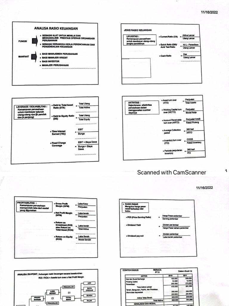 Materi Analisis Rasio Keuangan | PDF