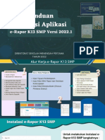 Panduan Instalasi Aplikasi e-Rapor K13
