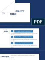 Past Perfect Tense