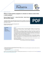 Effect of Intervention Programs in Schools To Reduce Scre 2014 Jornal de Ped