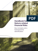 Handbook For Nature Related Financial Risks