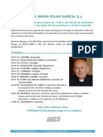 Fallecimiento P. Ángel María Rojas García SJ (1940-2021