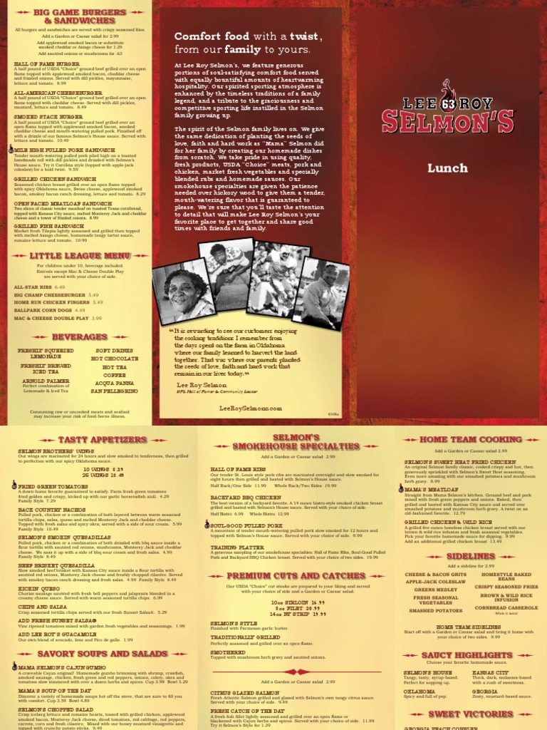 LRS Lunch Menu | PDF | Salad | Hamburgers