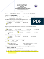 Grade 5-Achievement Test in Math - Part 1