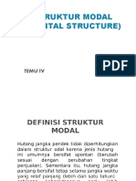 Materi Iv Teori Struktur Modal