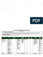 LAC Implementation Plan