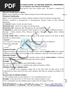 11th Chemistry Volume 1 English Medium Full Study Guide Download PDF