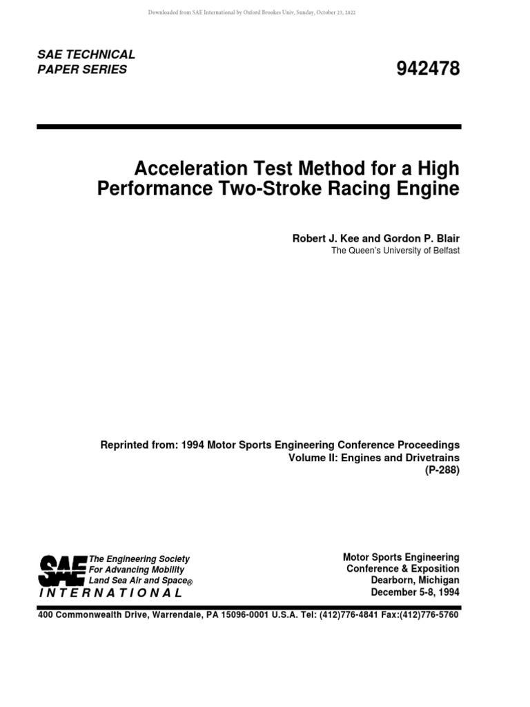 Acceleration Test Method For A High Download Free PDF Internal