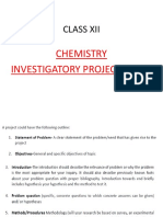 Chemistry Project Work