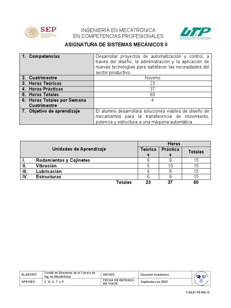 Sistemas Mecánicos Ii Pdf Rodamiento Mecánico Diseño