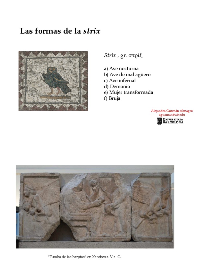 La Strix: Mitos de Aves Nocturnas y Brujas | PDF | Creencia religiosa y ...