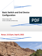 Basic Switch and End Device Configuration