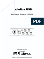 Audiobox Usb - Manual