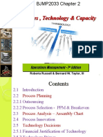 Chapter 2 Process, Technology Capacity
