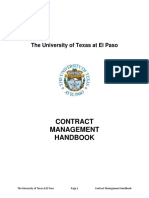 Contract Management Handbook